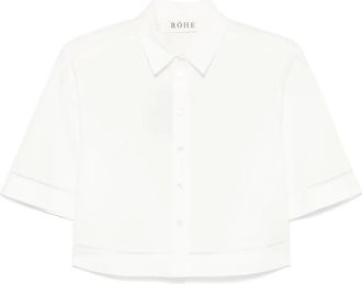 Róhe Camicia con ricamo - Bianco