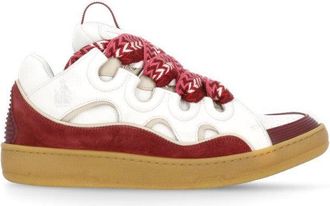 Lanvin White Curb Sneakers