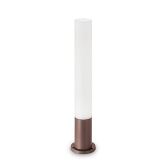 Netlighting Edo Outdoor Bollard Lamp 1 Light Coffee IP44 in Brown