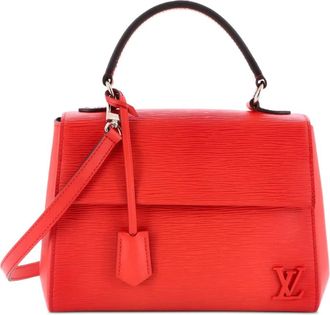 Louis Vuitton Cluny Top Handle Bag Epi Leather BB satchel - Rosso