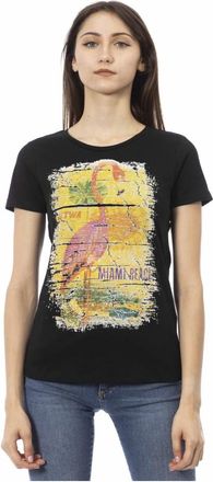 Trussardi T-Shirts - Dames - T-shirts - Zwart - S - Tops