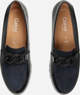 Gabor Womens Bea Womens Loafers - Black - Size: 5.5