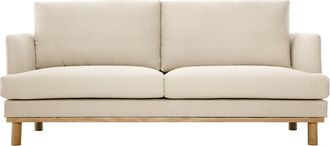 Miliboo Sof&aacute; N&oacute;rdico 3 Plazas Beige Hobart