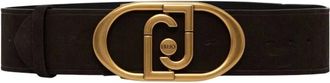 Liu Jo Brede Nubuck Riem - Dames - Accessoires - Bruin - Maat: S Leer