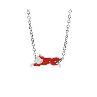 Icecream Chain Necklace Running Dog - female - ICECREAM - Necklaces - Red - ONE SIZE - Accessories