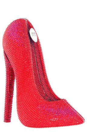 Judith Leiber Stiletto Crystal Embellished Clutch in Light Siam Multi at Nordstrom