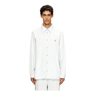 Diesel D-Simply Shirt Denim - Heren - Spijkeroverhemden - Blauw - L - Denim - Overhemden