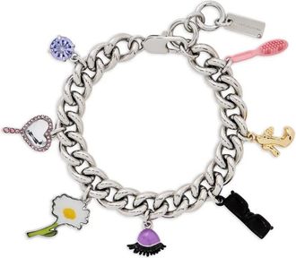 Marc Jacobs Bracciale con ciondolo The Dollhouse - Argento