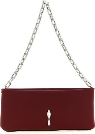 Christian Louboutin Bordeaux Elastane Clutch Womens Bag