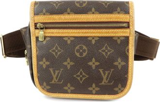 Louis Vuitton Bosphore Waist Monogram Canvas Brown Canvas Handbag (Pre-Owned)