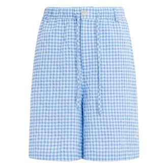 Marni Check Print Straight-Leg Shorts, Brand Size 48 (Waist Size 32)