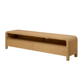 Wabi Home Mueble de tv de madera de sungkai 180cm