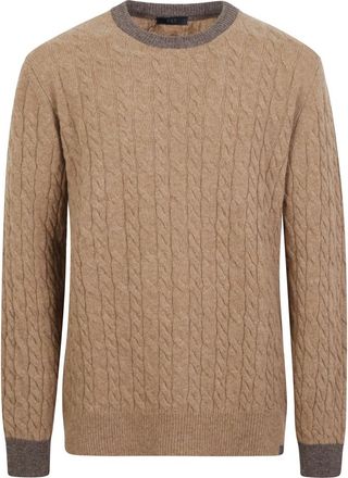 Fay Fay Truien - Heren - Truien - Beige - Maat: 3XL