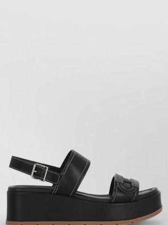 Hogan leather ankle-strap sandals