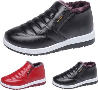 Generic [Tiangong ] Mens High Performance Warm Boots All Weather Comfortable and Winter Work Boots for Women (Black, 4.5)