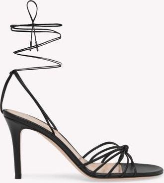 Gianvito Rossi Gwyneth 85 Sandals in Black Nappa at Nordstrom, Size 35.5