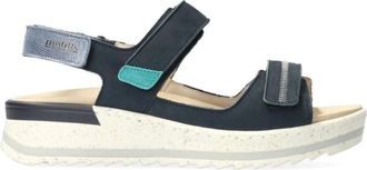 Mephisto Ergonomische brede pasvorm sandalen - Dames - Sandalen - Blauw - 35 EU - Schoenen