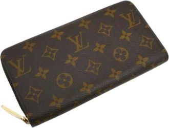 Louis Vuitton Pre-owned Wallets, female, Brown, Size: ONE SIZE Pre-owned Long wallet (bi-fold)