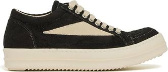 Rick Owens Sneakers met su&egrave;de vlak - Zwart