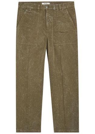For&eacute;t For&eacute;t Searcher Straight-leg Cotton Trousers - Olive - XL