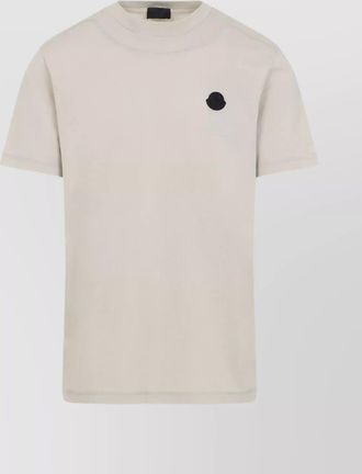 Moncler crew neck cotton t-shirt