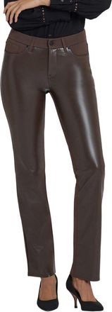 NYDJ Marilyn Coffee Bean Straight Leg Jean