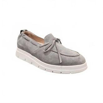 Softwaves Womens Mikela Loafer With Laces In Grey