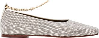 MARIA LUCA Augusta Strass Ballet Flat Shoes