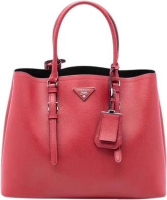 Prada Pre-owned Handbags, female, Red, Size: ONE SIZE Pre-owned Vintage Handbag