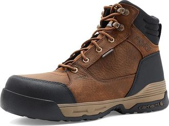 Carhartt Work in Progress Force Hd 6 Waterproof Composite Toe Work Boot Mens Shoes Brown : 10.5 D - Medium, Leather