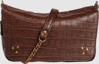 Jerome Dreyfuss Sac Bobi S Imprim&eacute; Croco Cigare