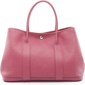 Herm&egrave;s Bois De Rose Purple Negonda Leather Tote Bag (Pre-Owned)