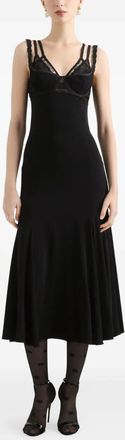 Dolce & Gabbana Abito DNA in organza - Nero