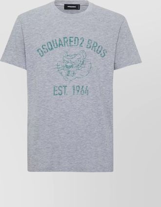 Dsquared2 crew neck graphic print t-shirt