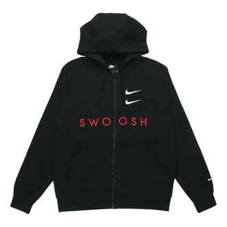 Nike AS Mens Nike Sportswear SWOOSH Hoodie FZ FT Black CT7363-010