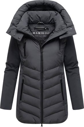 Marikoo dames winterjas Tivaa XVI met softshell & afneembare capuchon