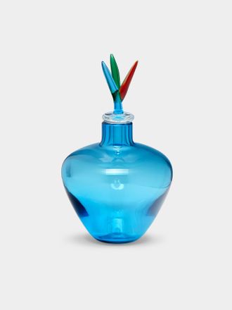 VENINI 1984 Laura de Santillana Monofiore Hand-Blown Murano Glass Perfume Bottle