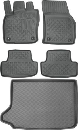 OEM Juego De Alfombrillas Para Coche Y Maletero Para Audi Q2 Crossover (2016)