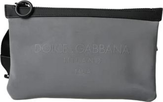 Dolce & Gabbana Pre-owned Fabric crossbody-bags - Dames - Vintage Heuptassen - Zwart - ONE Size - Katoen - Vintage