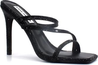 Steve Madden Heeled Mules - Dames - Muiltjes - Zwart - 40 EU - Leer - Schoenen