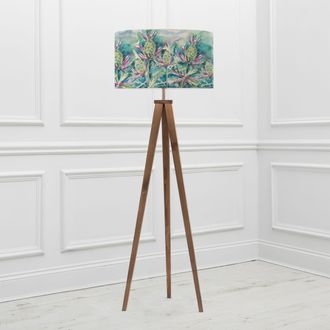 Voyage Maison Aratus Floor Lamp With Seathistle Eva Lampshade in Brown