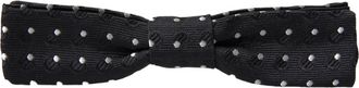 Dolce & Gabbana Polka Dot Zijden Verstelbare Vlinderdas - Heren - Accessoires - Zwart - ONE Size - Accessoires