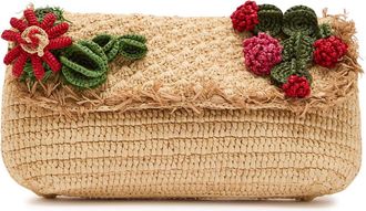Anya Hindmarch Cactus Raffia Clutch - Natural - One Size
