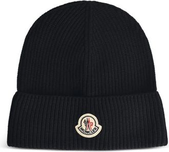 Moncler Cotton Beanie Logo Accessories