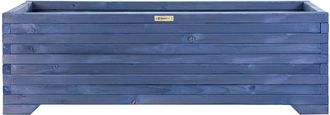 OEM Jardinera Grande De Madera 120x35x40cm Greenspot Para Terraza, Balc&oacute;n Y Jard&iacute;n - Jardinera De Madera Maciza - Jardinera Grande De Troncos De Madera Pa