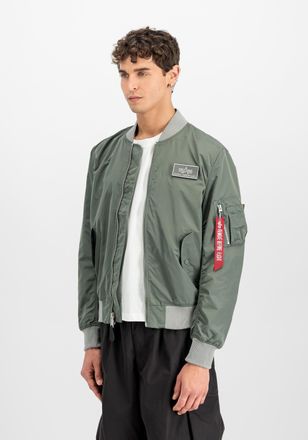 Alpha Industries Bomberjacke ALPHA INDUSTRIES MA-1 TTC Light, Herren, Gr. XXL, gr&uuml;n (vintage gr&uuml;n, silber), Obermaterial: 100% Nylon, Futter: 100% Nylon, Jacken Bomber