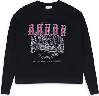 Rhude Black Chateau Marmont Sweater