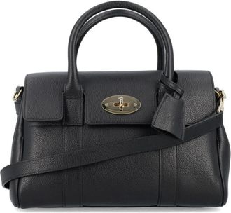 Mulberry Small Bayswater Satchel - Dames - Handtassen - Zwart - ONE Size - Leer - Tassen