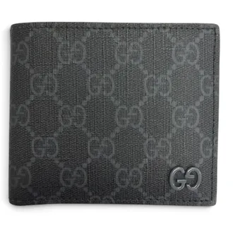 Gucci Gray Gg Supreme Wallet (Bi-Fold) (Pre-Owned)