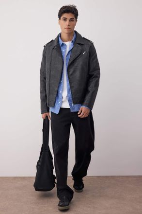 Trendyol MAN Heren Zwart Effen Lang Getailleerd Winter Jassen